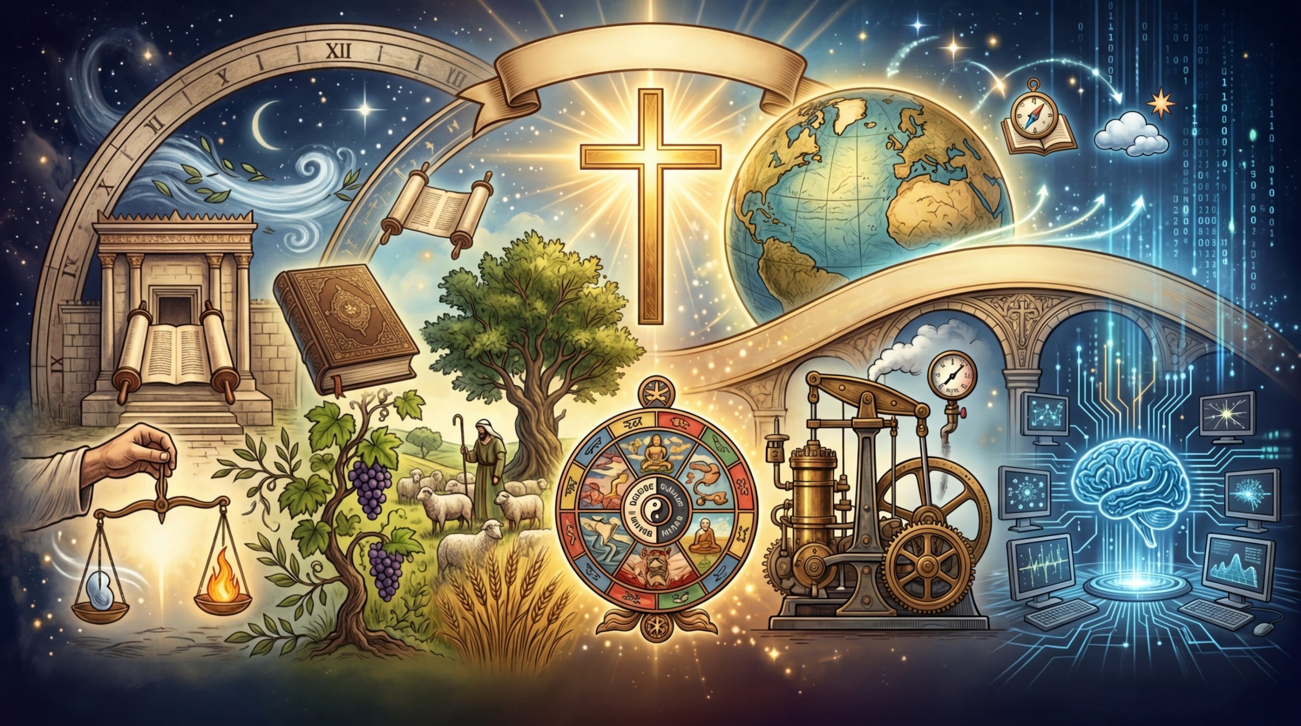 De taal van het onzichtbare: Hoe tijd en techniek beïnvloeden hoe we over God spreken.